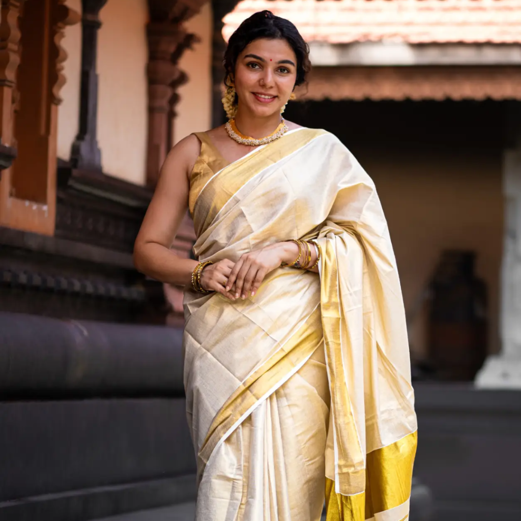 Kasavu Saree