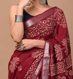 Cotton Printed Saree