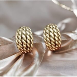 Vintage Rope-Twist Earrings